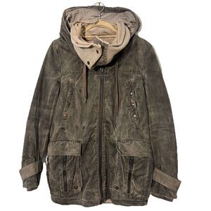 All Saints Olive Utility Jacket